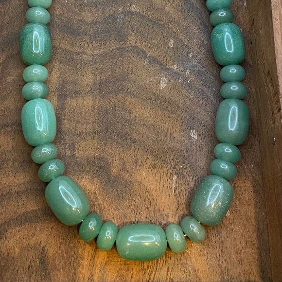 NWOT Jay King Chunky Aventurine natural stone necklace 16-20” - Picture 3 of 6